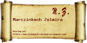 Marczinkech Zelmira névjegykártya